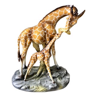 Vintage Italian Ceramic Giraffes For Sale