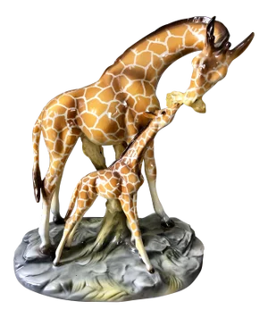 Vintage Italian Ceramic Giraffes
