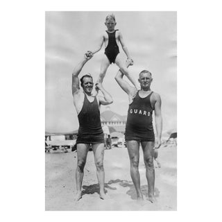 1925 Swimmer Johnny Devine Beach Photograph For Sale