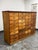 Traditional Thirty Two Drawer Apothecary Wood Cabinet, Vintage For Sale - Image 3 of 12