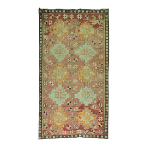Rustic Vintage Turkish Kilim