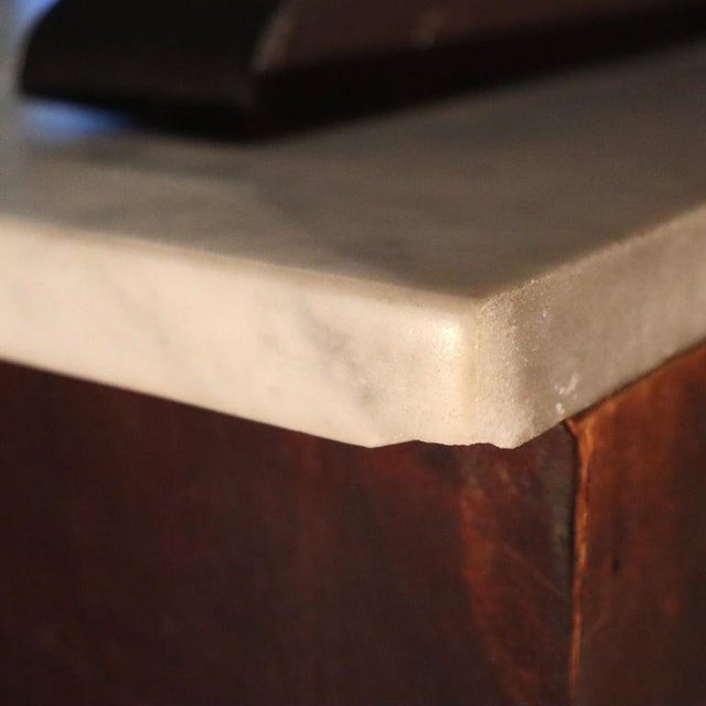 Antique Belter School Rococo Revival Carved Flame Mahogany Mirrored Dresser For Sale - Image 17 of 18