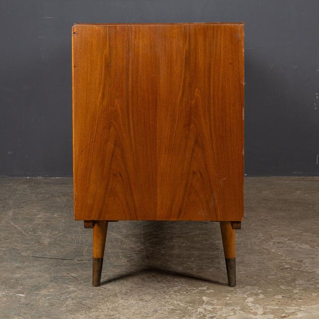 Italian Credenza with Brass Handles, 1950s For Sale - Image 3 of 13