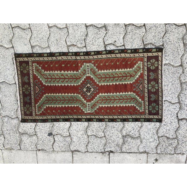 Vintage Turkish Area Rug For Sale - Image 6 of 6