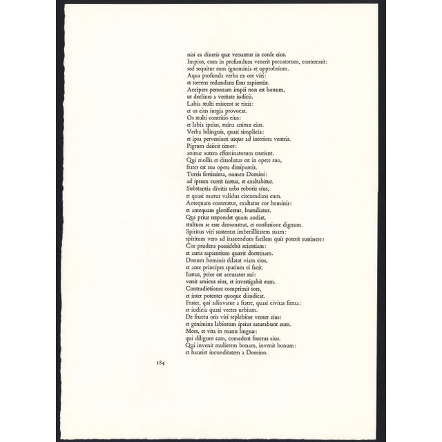 1968 Salvador Dalí Biblia Sacra Lithograph "Iesus Super Mare Ambulans" (Jesus Walks on Water) For Sale - Image 9 of 11