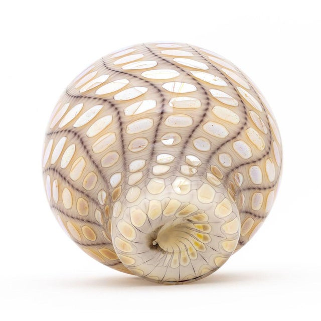 Tom Philabaum Iridescent Glass Vase, 2006 For Sale In New York - Image 6 of 7