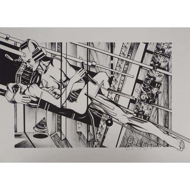 Francisco Melo, Les amants du futur (Nude), Lithograph For Sale