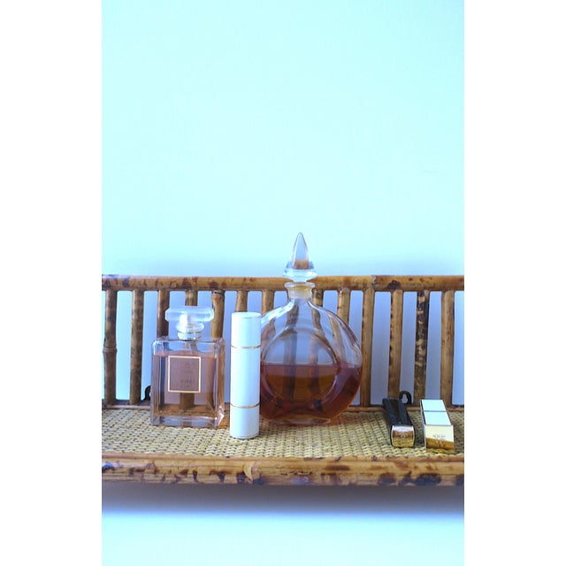 Wicker Bamboo Wall Shelf, Circa Mid to Late 20th Century For Sale In New York - Image 6 of 10