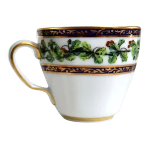 French Puiforcat Porcelain Chene Royal Tea Cup [No Saucer]