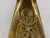 Gold Brutalist Candle Holder with Madonna and Child Motif, 1960s For Sale - Image 8 of 9