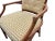 Mustard Palecek Pavilion Rattan Armchairs, Pair, Custom Greek Key Fabric, Hollywood Regency Style For Sale - Image 8 of 12