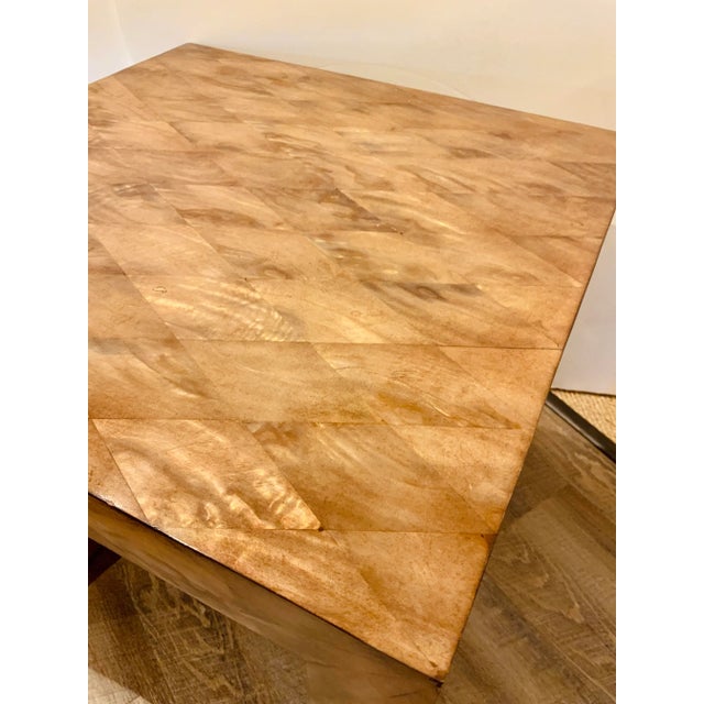 John Richard Modern Shell Finished End Table For Sale - Image 4 of 4