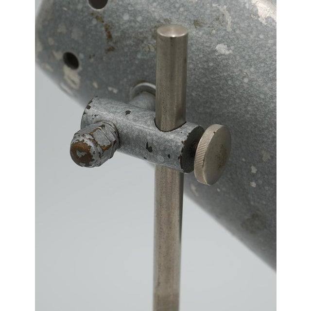Vintage English Salvaged Laboratory School Table Lamp, 1940s For Sale - Image 9 of 14