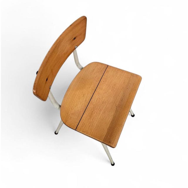 School Desk Set with Tapering Legs, 1960s, Set of 2 For Sale - Image 6 of 18