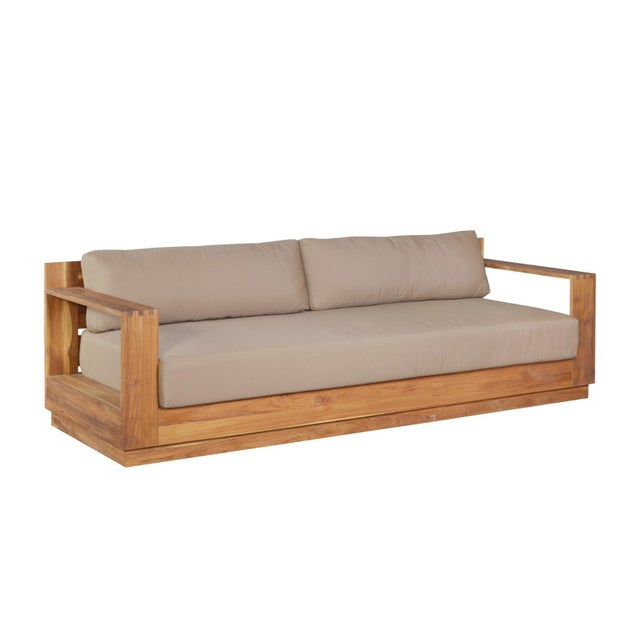 2020s Imperial Grove Outdoor Solid Teak Wood- 84" For Sale - Image 5 of 15