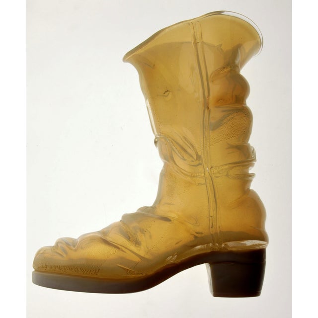Murano Opaline Chalcedony Livio De Marchi Boot by Pino Signoretto for Pauly, 1990s For Sale - Image 18 of 18