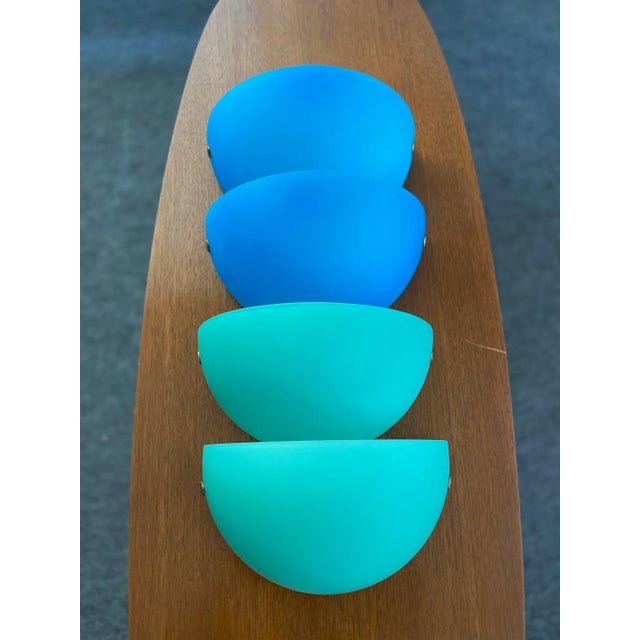 Murano Glass Model Dawn 30 Wall Lamps from Leucos, Set of 4 For Sale - Image 4 of 10