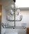 Large Vintage 006/20 Chrome and Glass Chandelier by Pietro Chiesa for Fontana Arte, 1990s For Sale - Image 6 of 17