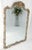 1940s Fine Craved Silver Gilt Scallop Crown Rectangle Antique Wall Mirror For Sale - Image 5 of 7
