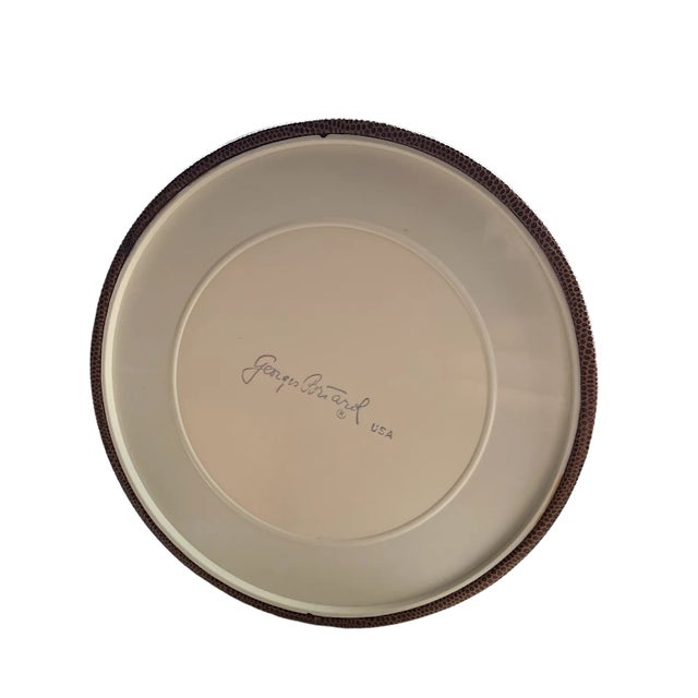 Vintage Georges Briard Faux Snakeskin Ice Bucket in the Style of Hermes For Sale In Jacksonville, FL - Image 6 of 10