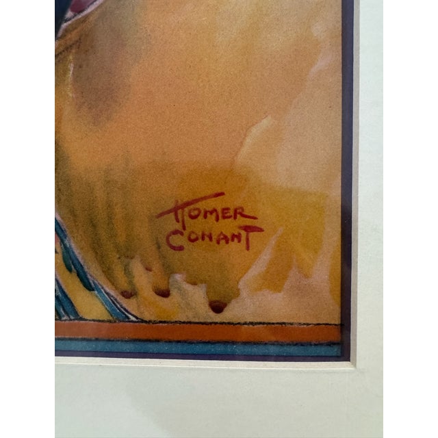 1923 Original Theatre Magazine Cover, May, Homer B. Conant, Art Deco, Matted For Sale - Image 4 of 6