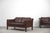 1970s Set of Vintage Scandinavian Leather Sofas, 1970s For Sale - Image 5 of 18
