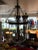 English Antique Electrified Blown Glass Hanging Lantern For Sale - Image 3 of 11