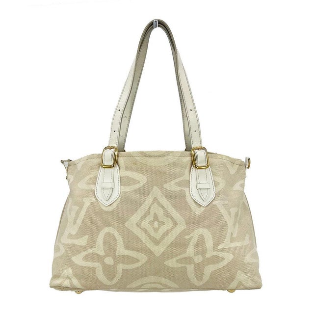Beige Louis Vuitton Tahitienne Cabas Bag Limited Edition For Sale - Image 8 of 11