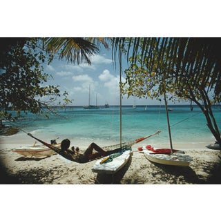 Slim Aarons 'Mustique' Contemporary Archival Color Photograph Print From the Original Negative by Getty - 20x24 For Sale