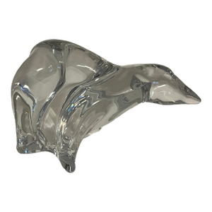 Late 20th Century St Louis Crystal France Polar Bear