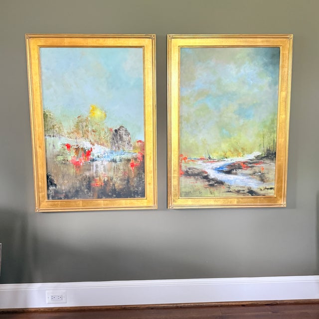 Pair of Signed, Original Paintings by Lawrence Hollingsworth For Sale - Image 15 of 15