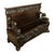 Late 19th Century Antique Italian Renaissance Revival Carved Walnut Hall Bench Chest Dolphins 1870 For Sale - Image 5 of 14