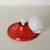 Metal Red Light Ball Wall Lamps in Glass and Metal by Castiglioni for Flos, Italy, 1970s, Set of 2 For Sale - Image 7 of 13