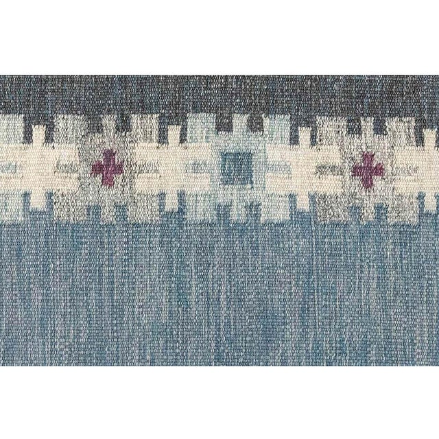 Early 21st Century Modern Swedish Style Flat Weave Wool Rug by Doris Leslie Blau For Sale - Image 5 of 7