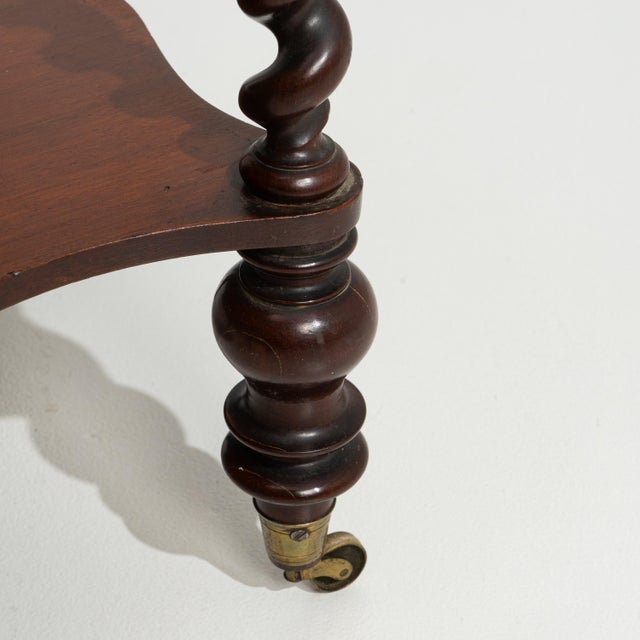 19th Century 19th Century Victorian Three-Tier Wooden Etagere Shelf For Sale - Image 5 of 14