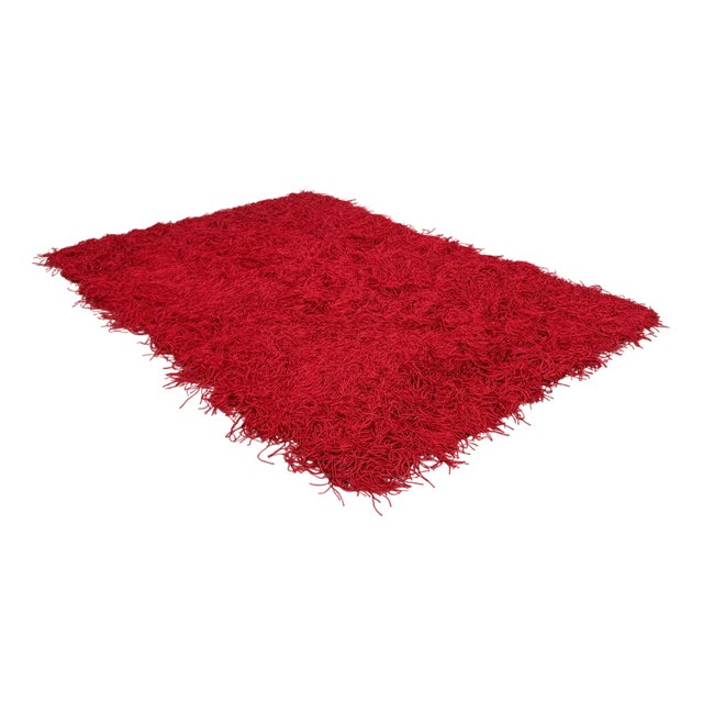 Large Postmodern Long Threads Spaghetti Rug attributed to Kare Design, 2000s For Sale