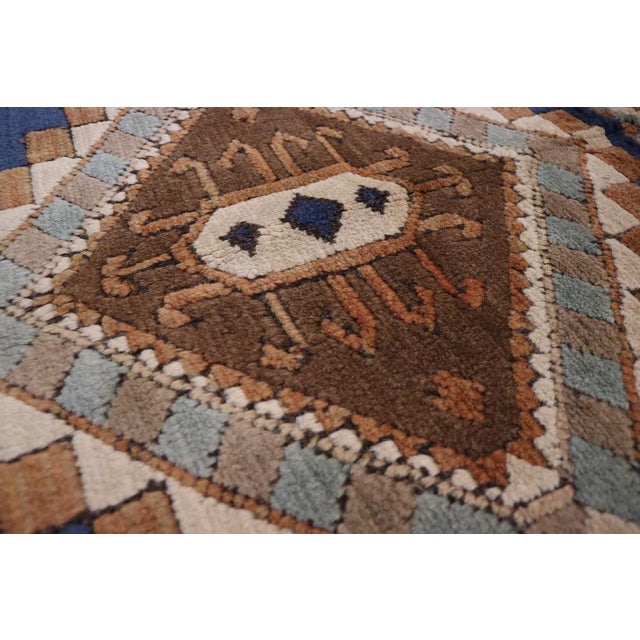 Vintage Turkish Hand Knotted Rug, 1950s For Sale - Image 15 of 17