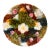French Majolica Strawberries Plate Orchies, Circa 1890 For Sale