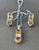 28 Carat Citrine & Diamond Pendant & Matching Earrings 14 Karat Gold Chain Set For Sale - Image 10 of 18