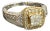 14k Gold 2-Tone Diamond Cluster Ring For Sale