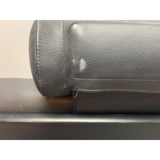 Black Leather Kroken Two-Seater Sofa by Åke Fribytter for Nelo Möbel, Sweden, 1970s For Sale - Image 14 of 17