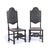 Portuguese Chestnut Wood Chairs, 19th Century, Set of 2 For Sale - Image 6 of 6
