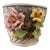 Vintage Floral Capodimonte Planter For Sale