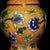 Vintage Cloisonne Enamel Ginger Jar - Yellow Floral Motif With Lid For Sale - Image 9 of 9