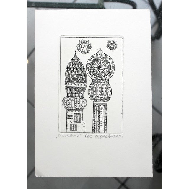 Małgorzata Jenta-Dmitruk, King and Queen, Etching on Paper, 2014 For Sale - Image 3 of 6