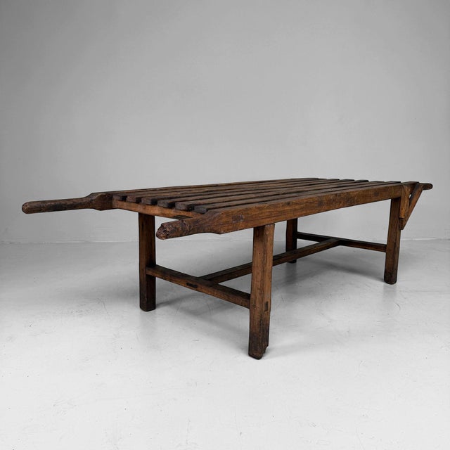 Antique French Display Bench, 1900s For Sale - Image 12 of 16