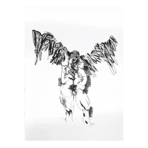 Leonard Baskin, Icarus, Lithograph