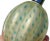 Murano Murano Seguso Gold Flecks Teal Dot Pattern Vintage Italian Art Glass Perfume Atomizer Bottle For Sale - Image 4 of 9