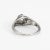 Early 20th Century Vintage Art Deco Diamond Engagement Ring 14k Gold Filigree Mine Cut Jewellery size 4.75 For Sale - Image 5 of 7