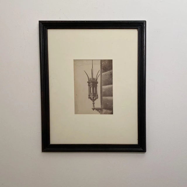 19th Century 19th Century Photograph of a Baroque Iron Lantern For Sale - Image 5 of 5